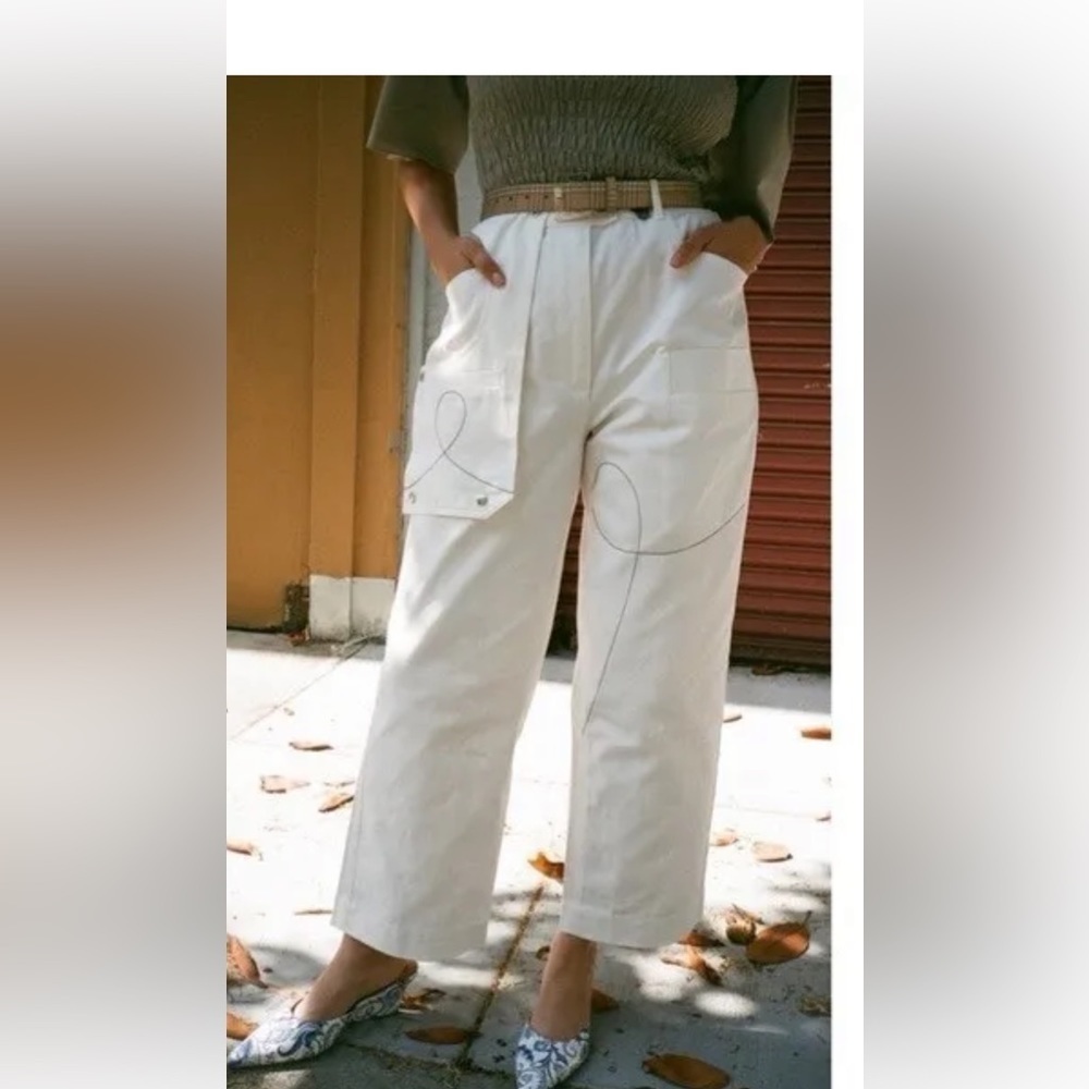 House of Sunny White Trousers